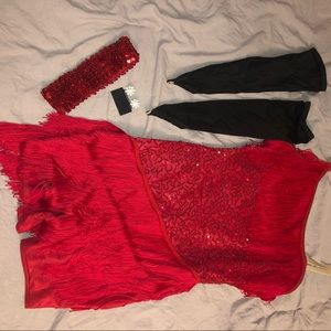 Flapper Dance Costume Set